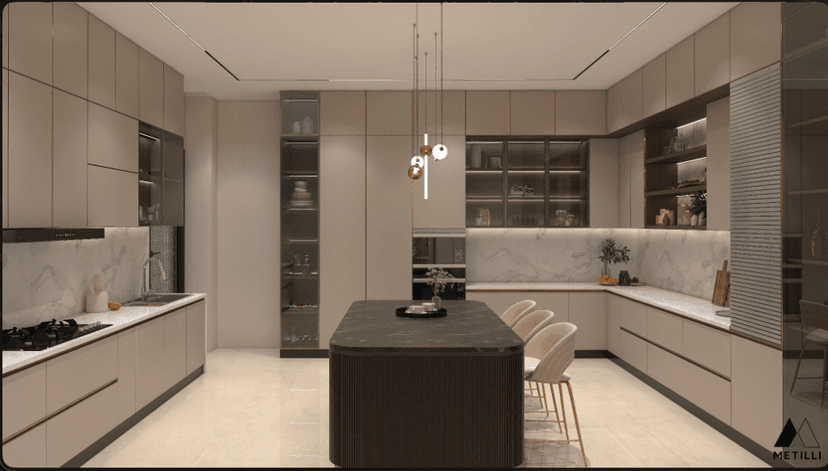 Luxury Island Kitchen